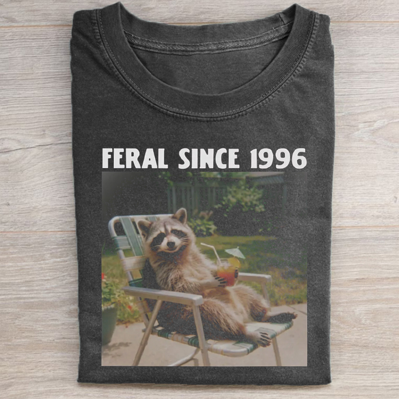 Funny Raccoon vintage T-shirt