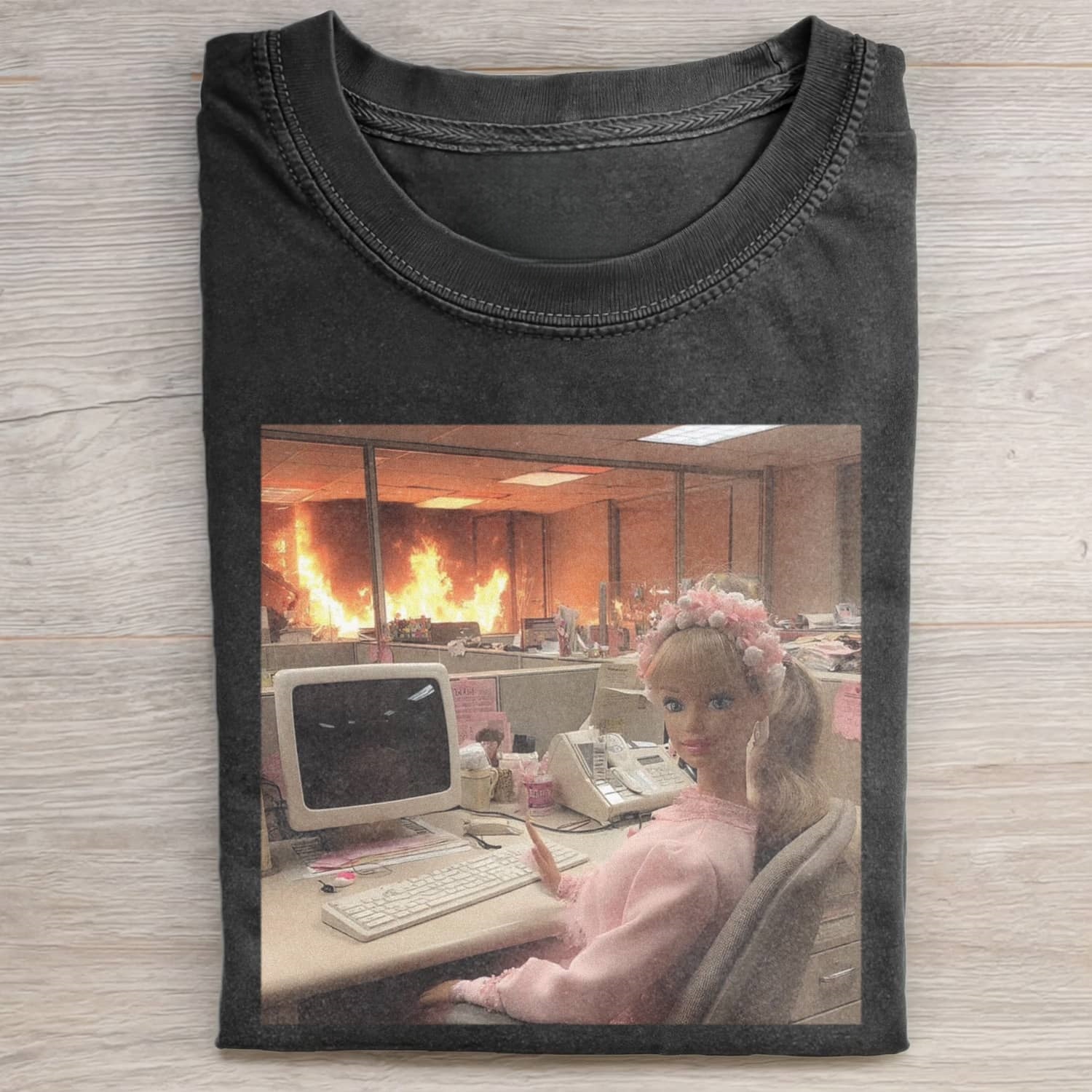 Funny Doll FaceCORE MEME MOOD ICON TEE