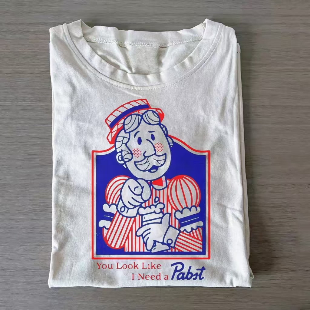 "You Look Like I Need a Pabst" Retro Beer T-shirt - Vintage Washed Apparel by VanceMade