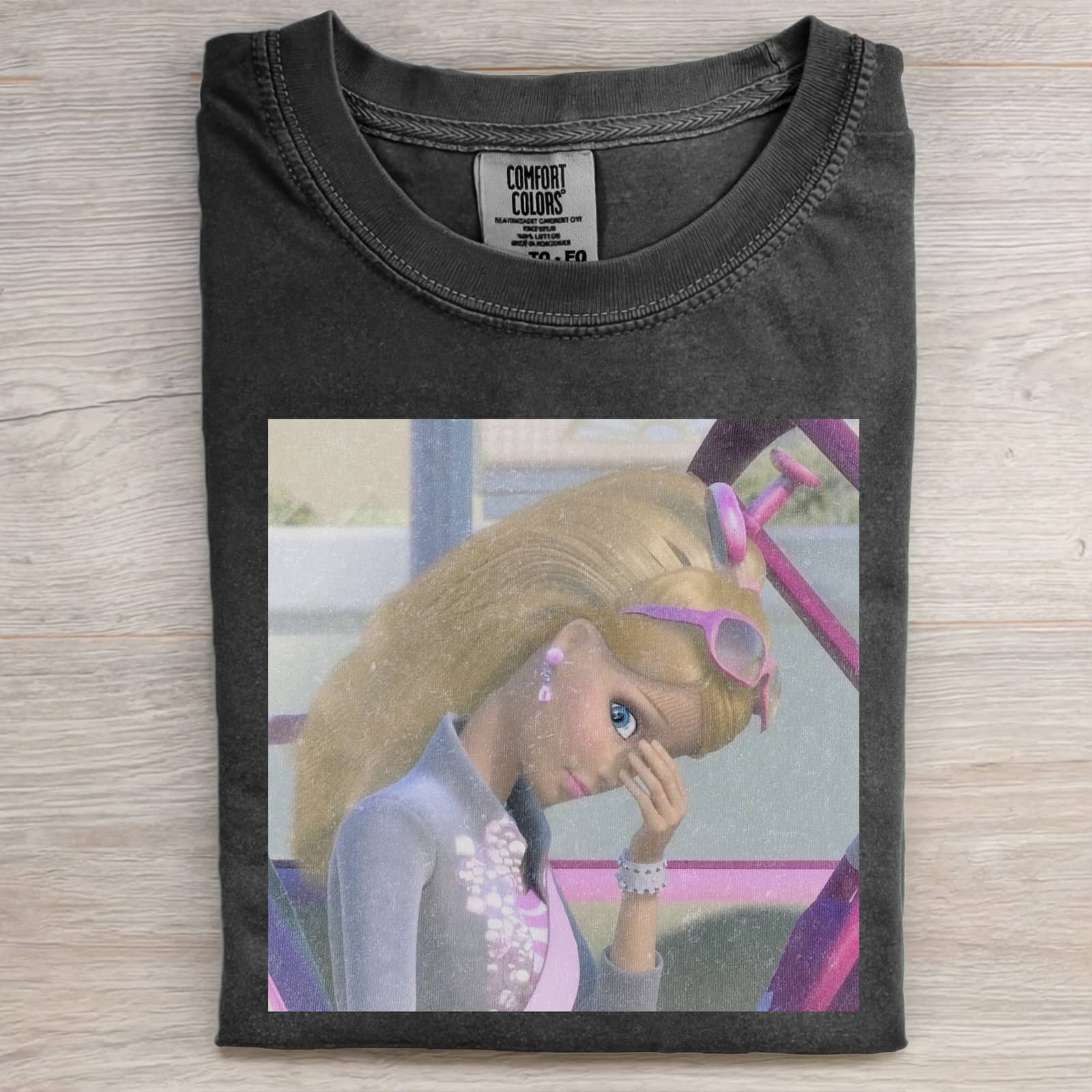 DOLL GIRL MEME T-SHIRT - Vintage Washed Apparel by VanceMade