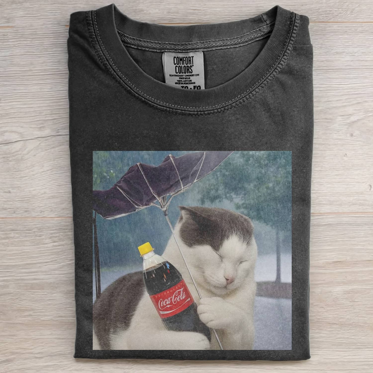 CAT MEME ICON T-SHIRT - Vintage Washed Apparel by VanceMade