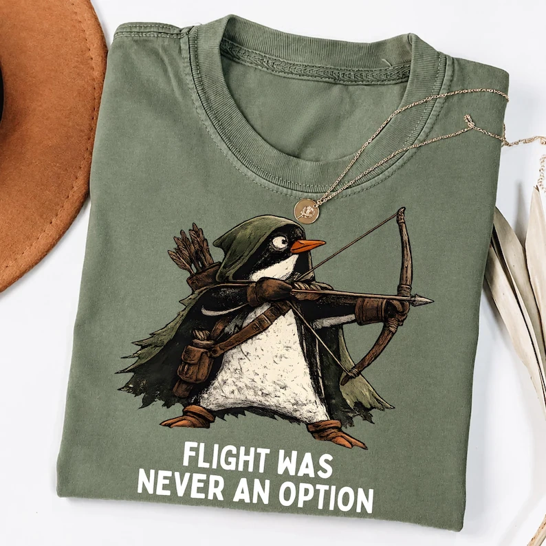 Flight Was Never An Option Graphic T-Shirt