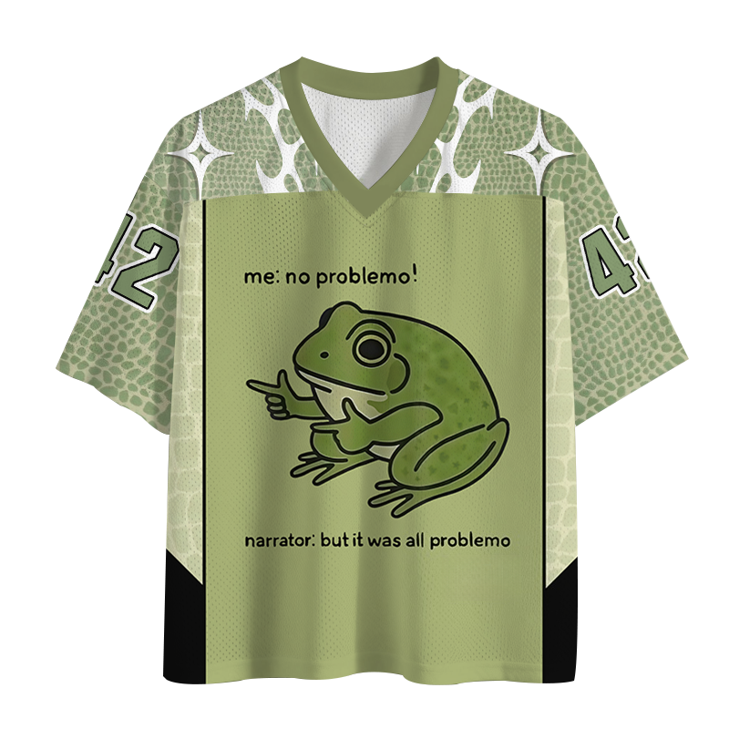 Stupid Frog Meme Mesh Jersey