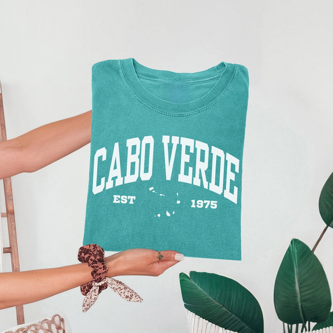 The Cabo Verde Heritage Map T-Shirt