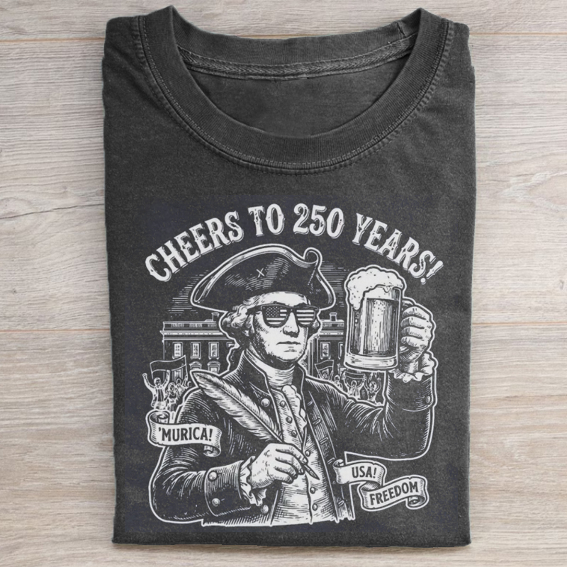 Vintage Cheers to 250 Years T-shirt