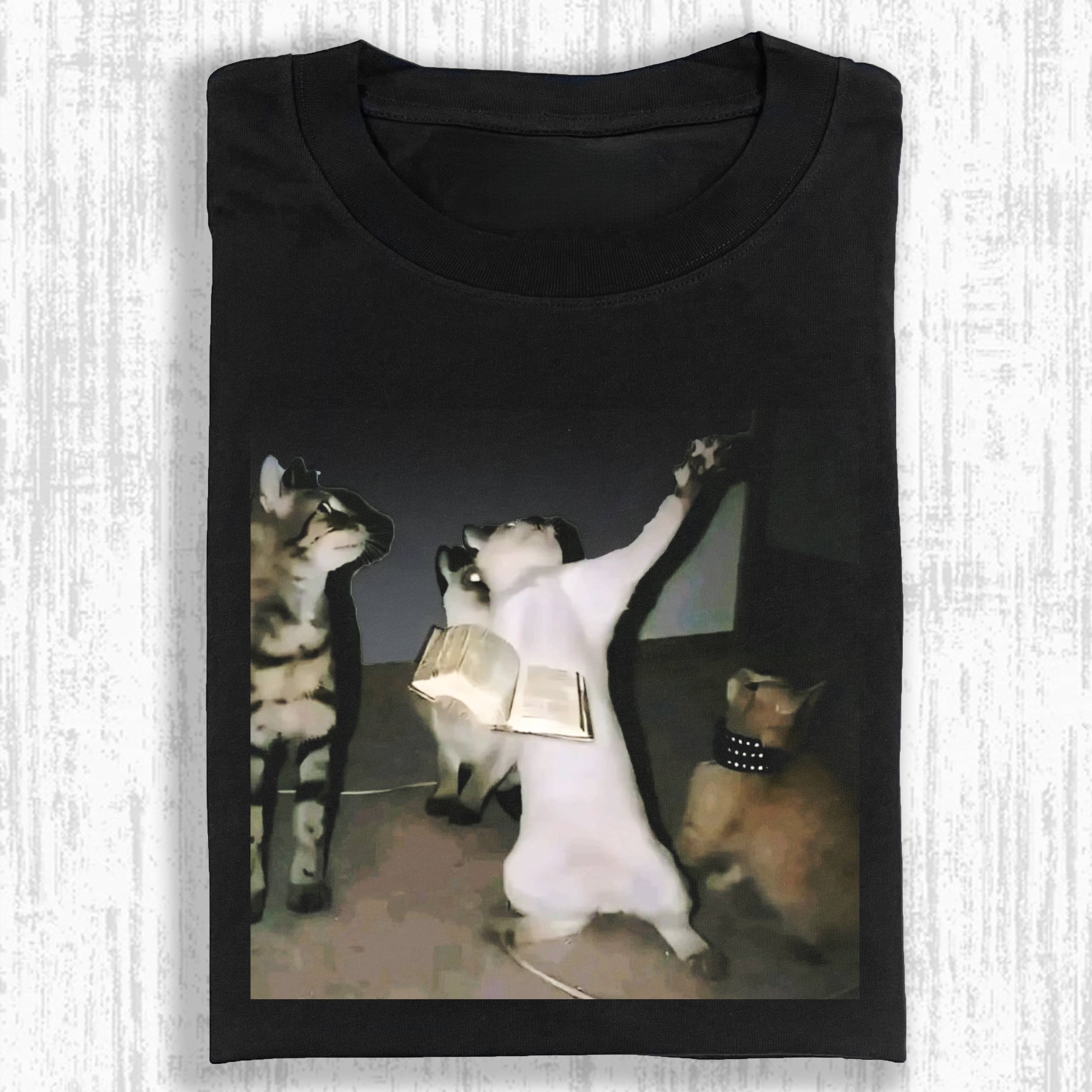 Wacky Cat Party T-shirt