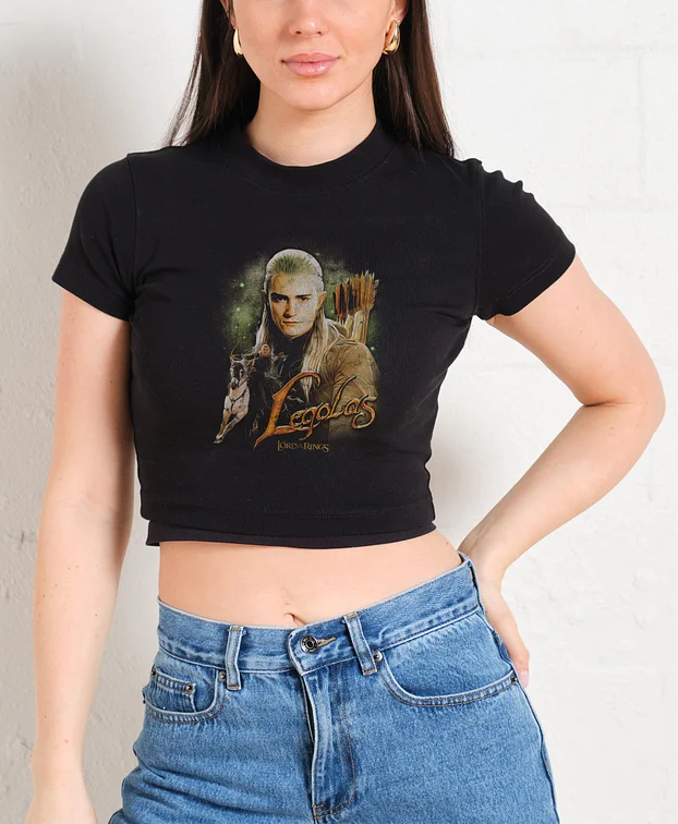 Vintage Legolas Baby Tee - Vintage Washed Apparel by VanceMade