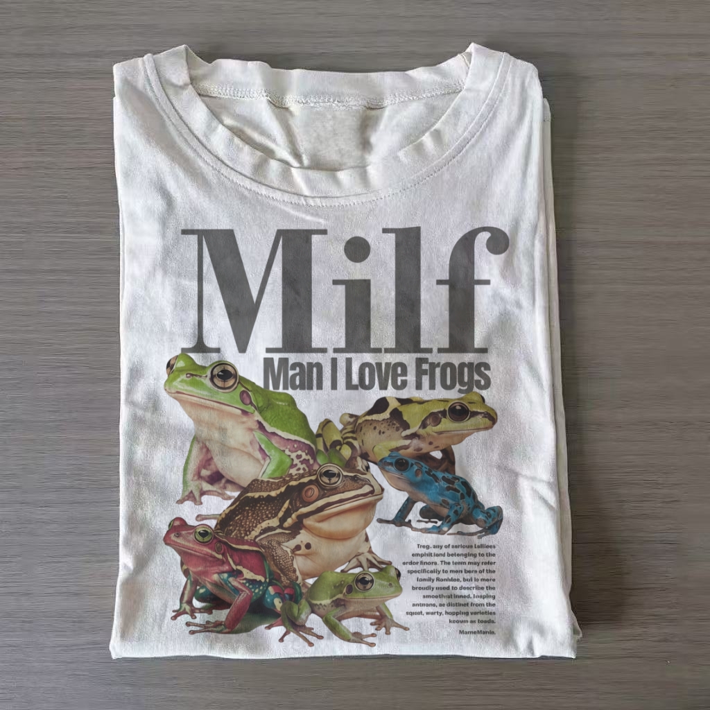 ShawnCraft® Official: Man I Love Frogs T-Shirt - Premium Breathable Cotton Apparel