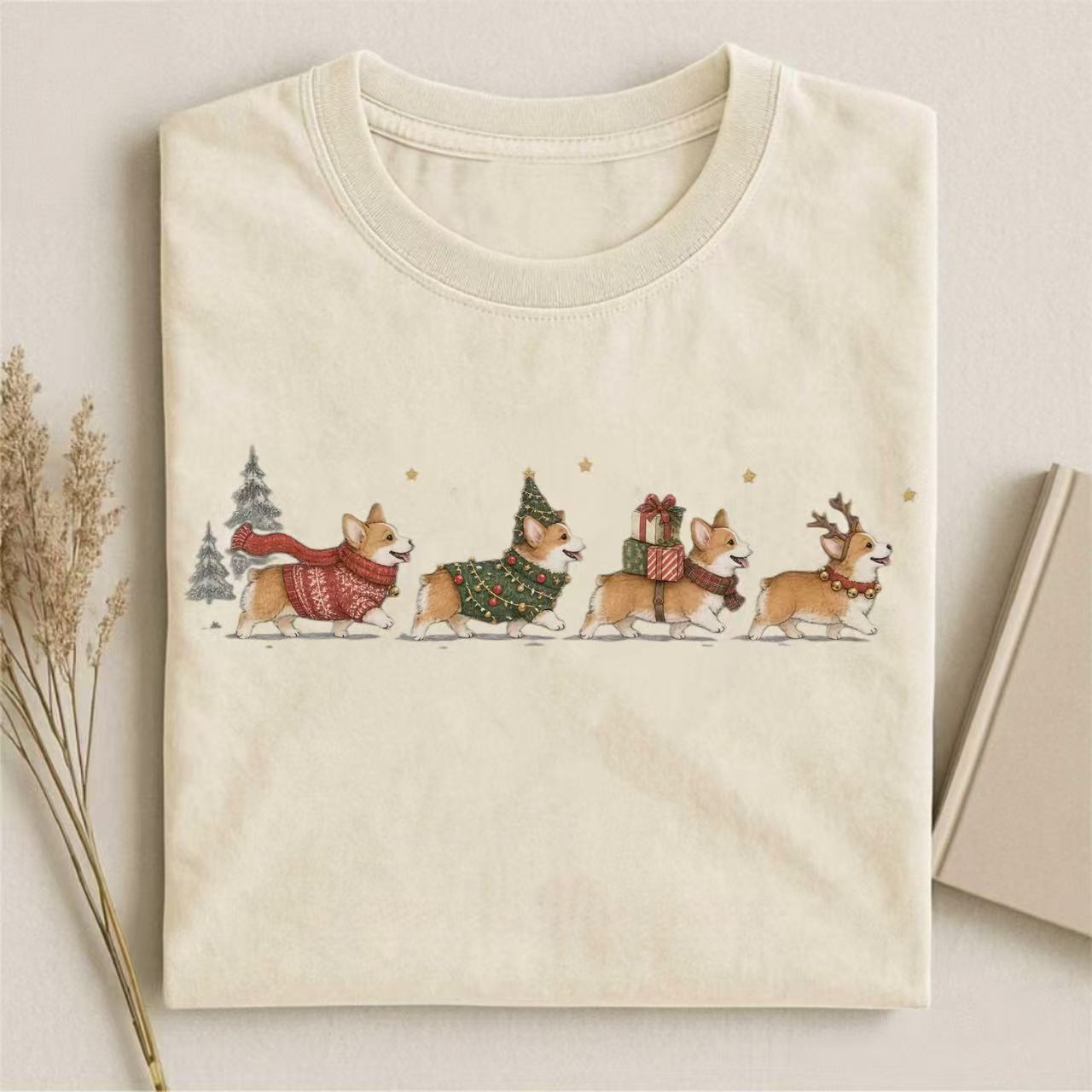 Christmas Corgi Parade T-shirt