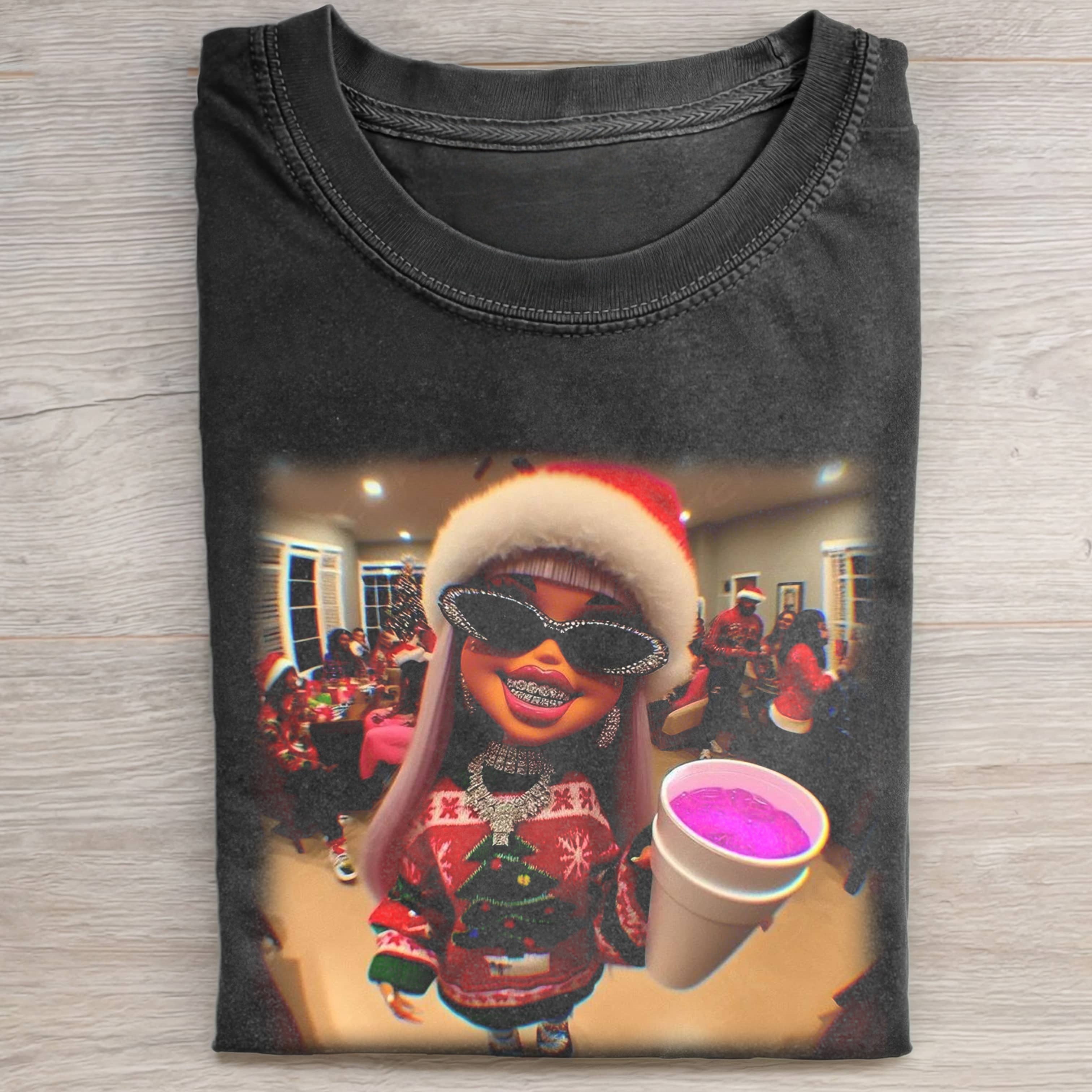 CHRISTMAS FASHION BRATZ PRINT T-SHIRT