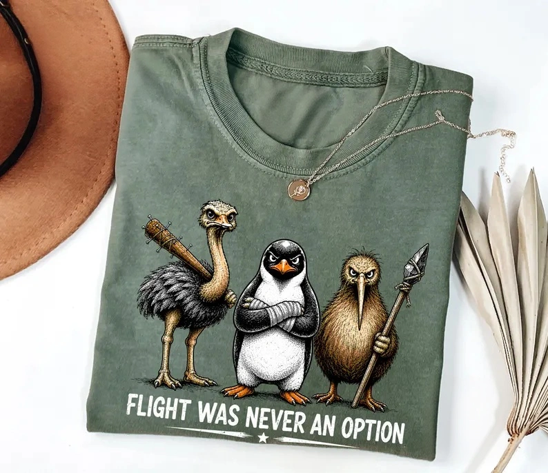 Flight Was Never An Option Bird T-Shirt
