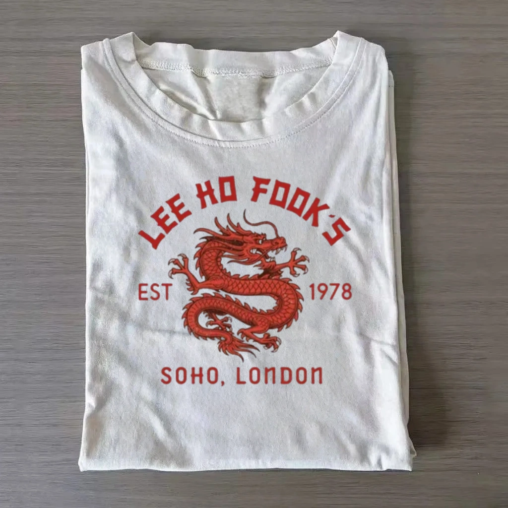 Lee Ho Fooks Dragon Design T-Shirt