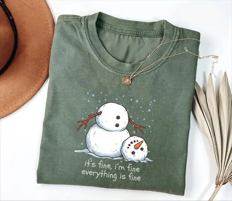 It’s Fine I’m Fine Everything Is Fine T-Shirt