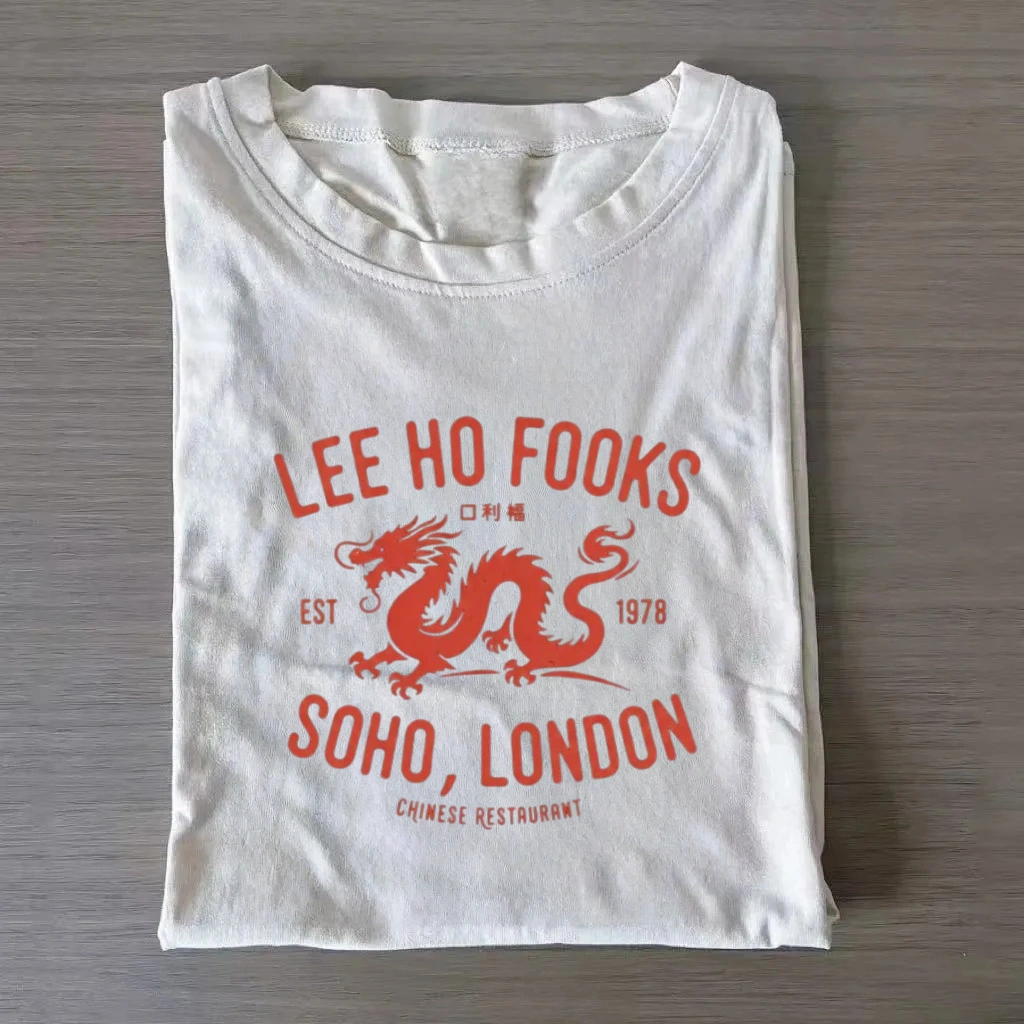 Lee Ho Fooks Dragon Design T-Shirt