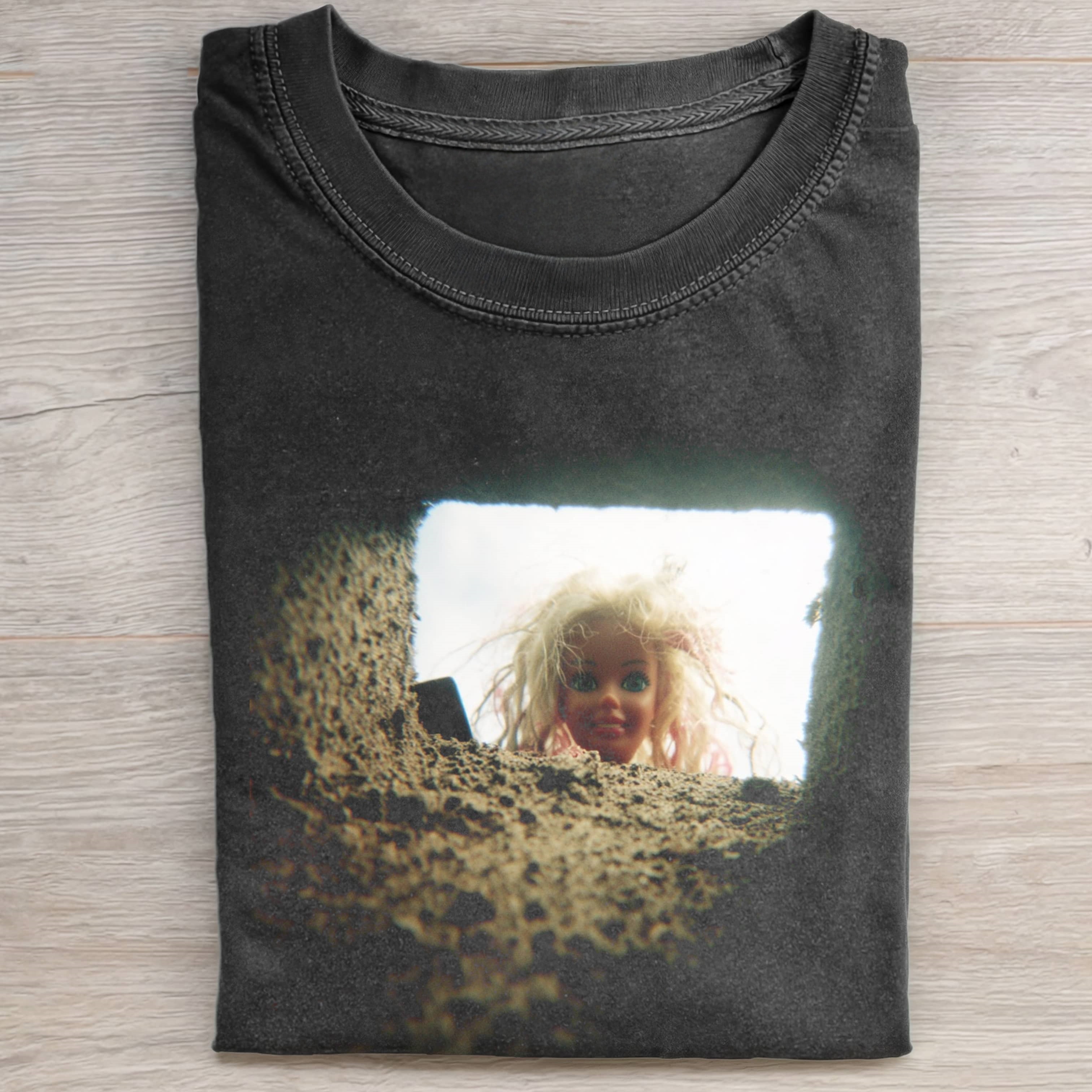 Funny Doll Face RETRO TEE