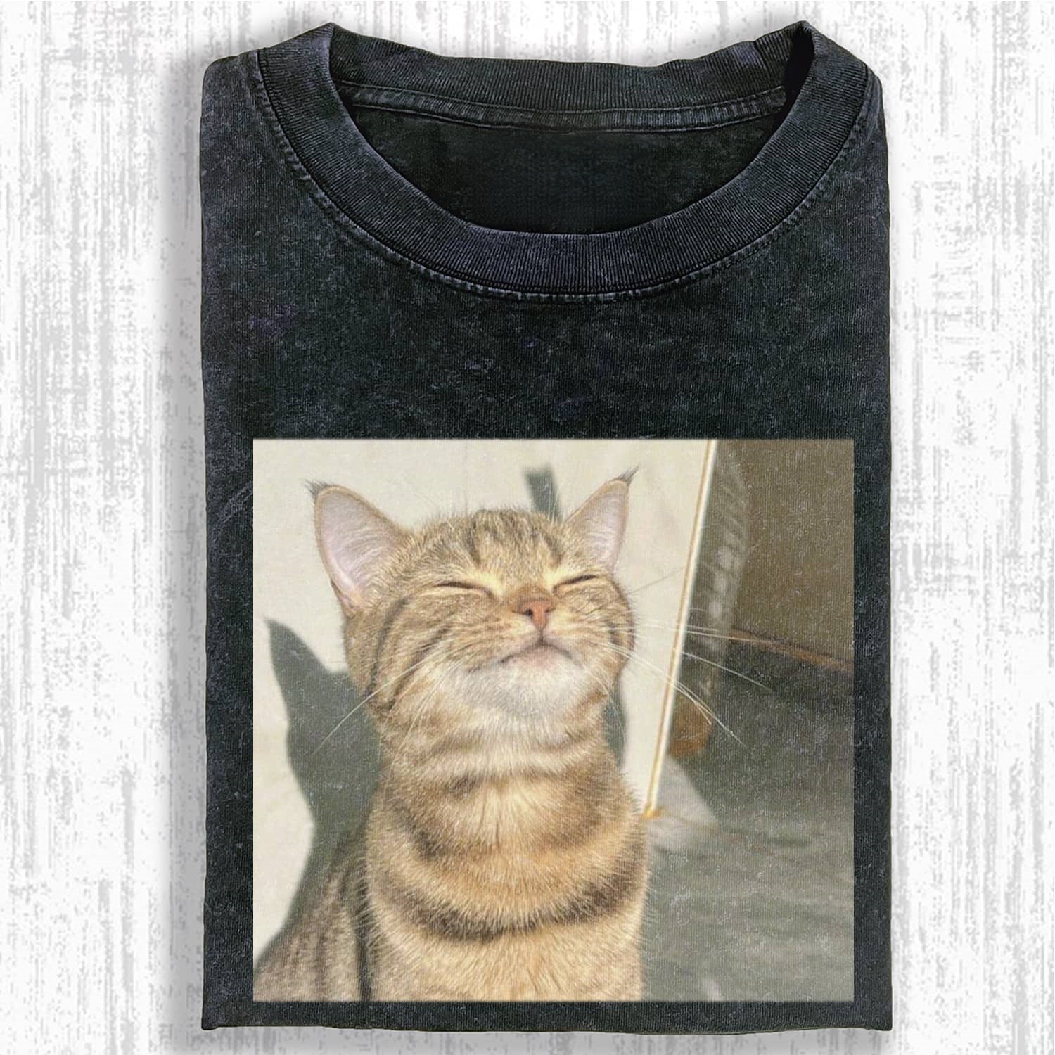 Wacky Cat Portrait T-shirt