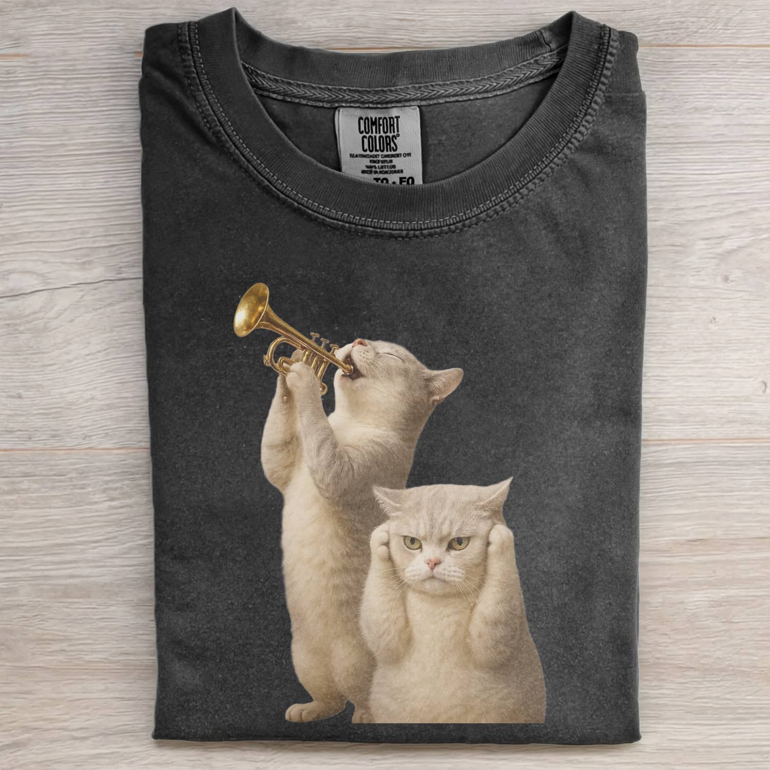 CAT MEME ICON TEE - Vintage Washed Apparel by VanceMade