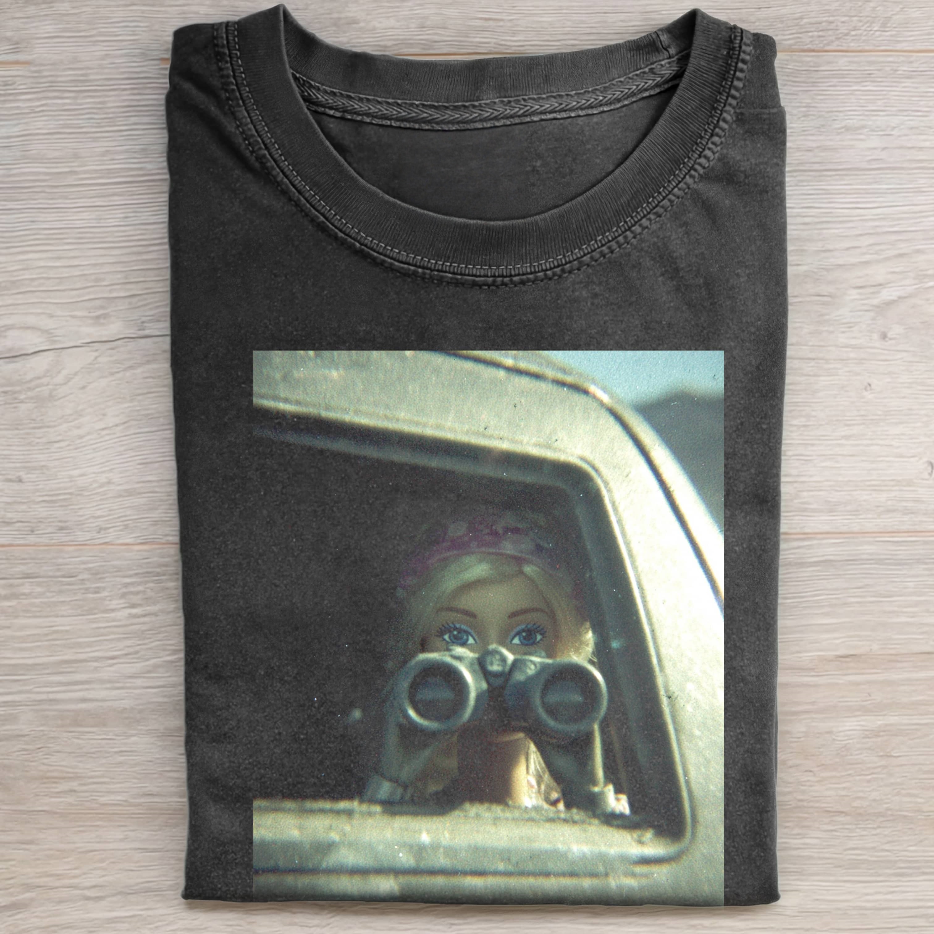 CANDID PHOTOS OF PERSONALIZED Funny Doll FaceCORE TEE
