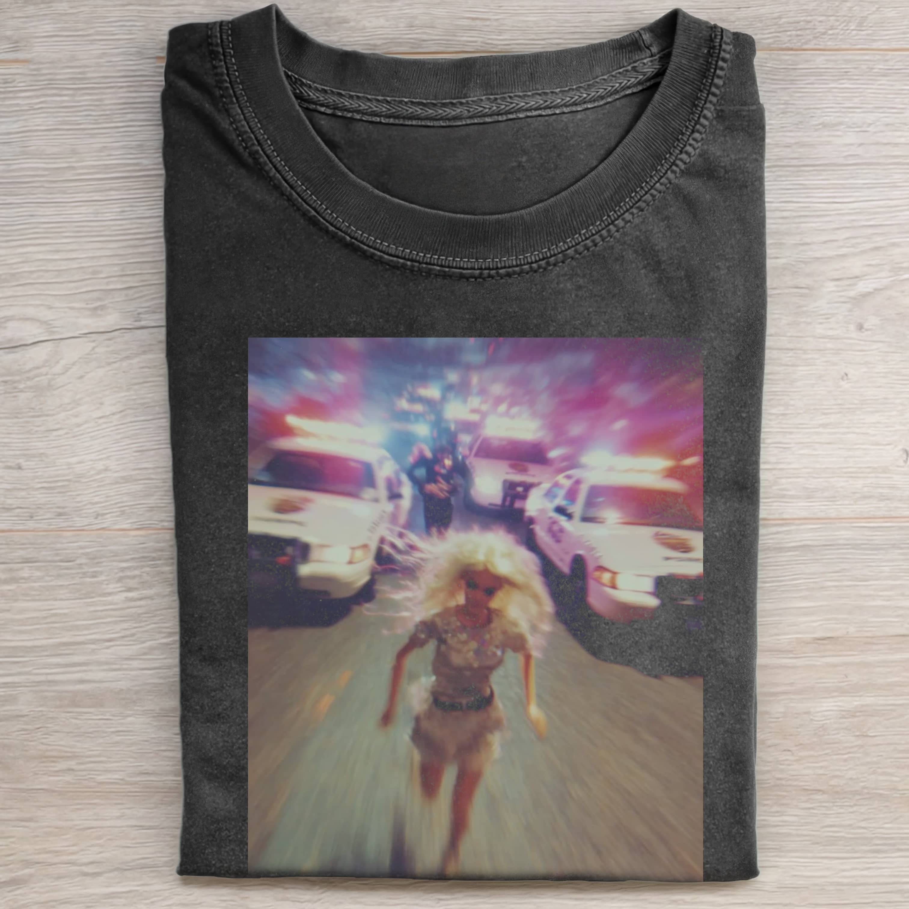 RUNNING Funny Doll FaceCORE TEE