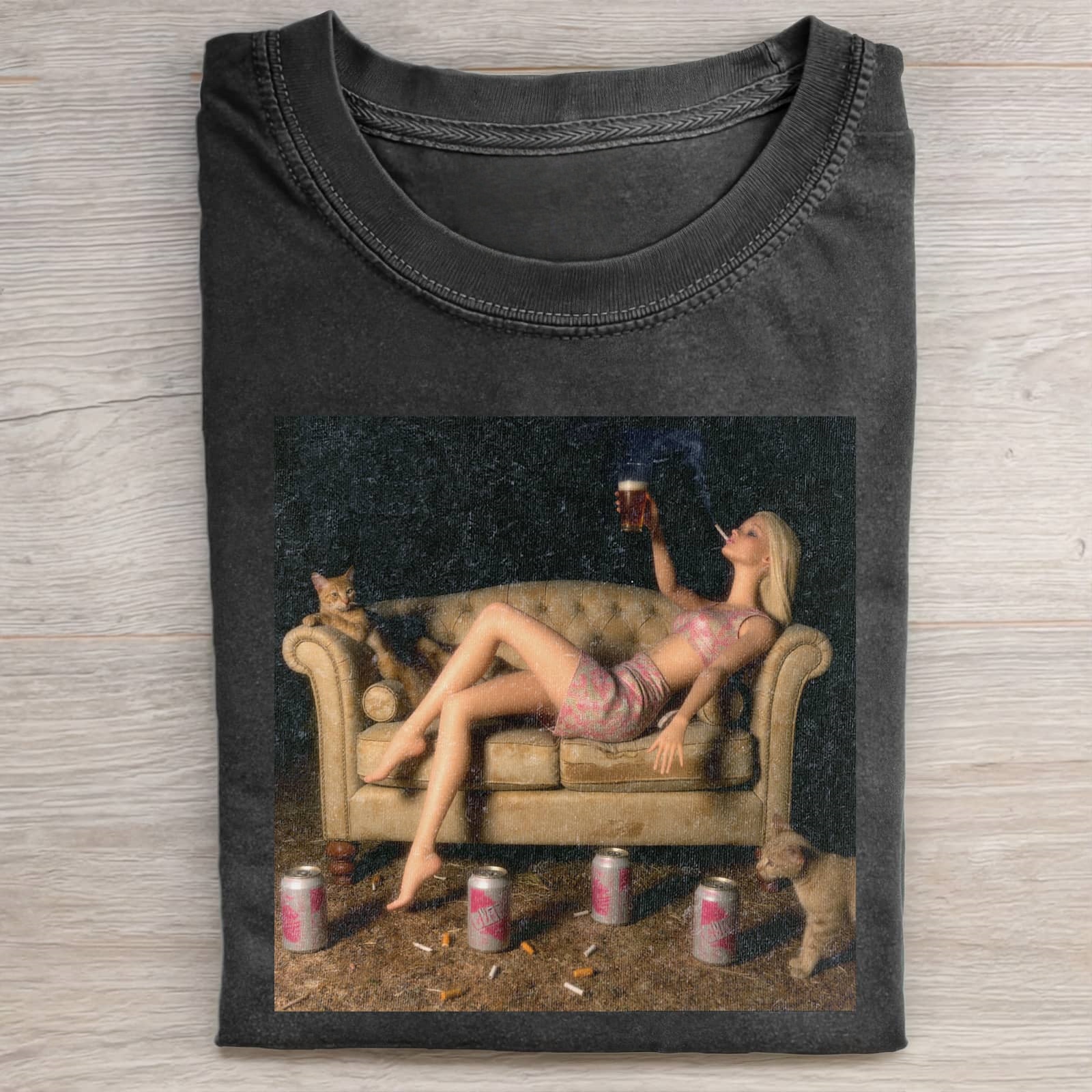 Funny Doll Face MEME T-SHIRT
