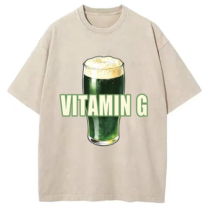 Vitamin G St. Patrick's Washed T-Shirt-Vance