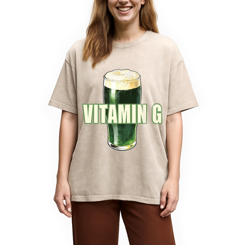 Vitamin G St. Patrick's Washed T-Shirt-Vance