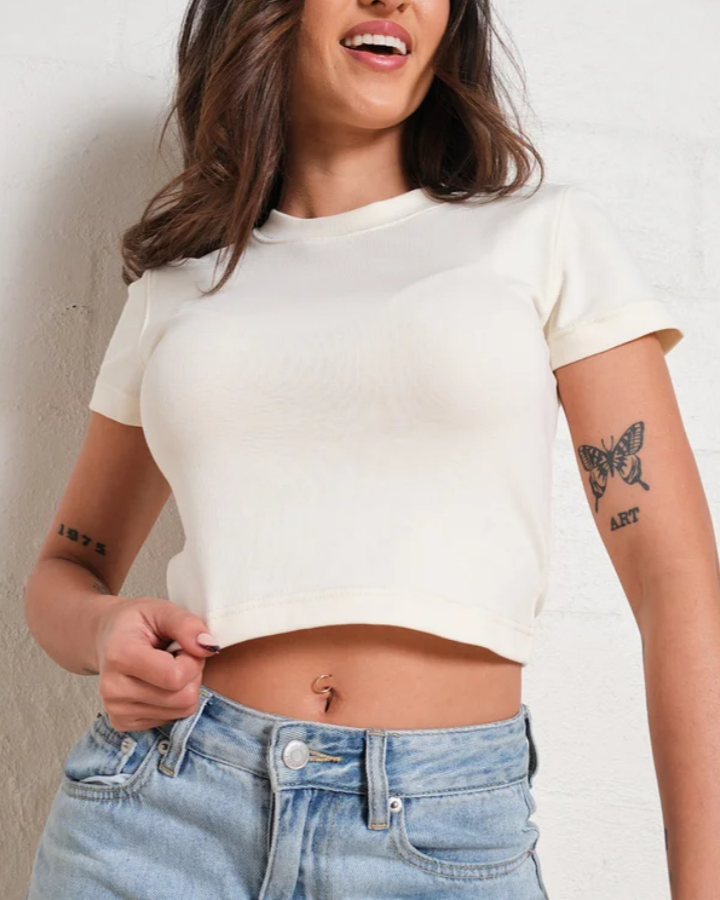 Baby Tee - Vintage Washed Apparel by VanceMade