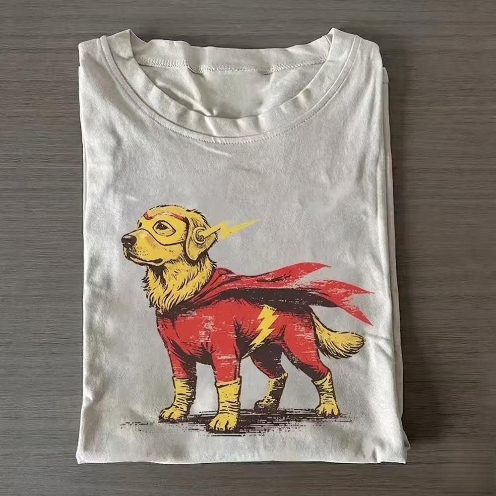Golden Retriever Superhero T-shirt