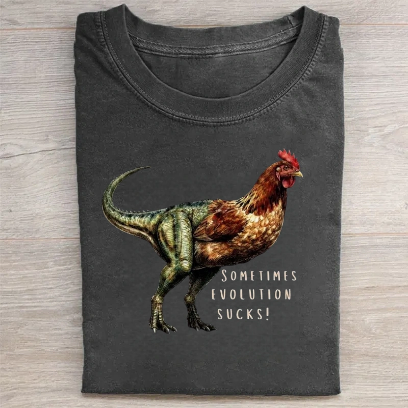 Dinosaur Evolution Graphic T-Shirt
