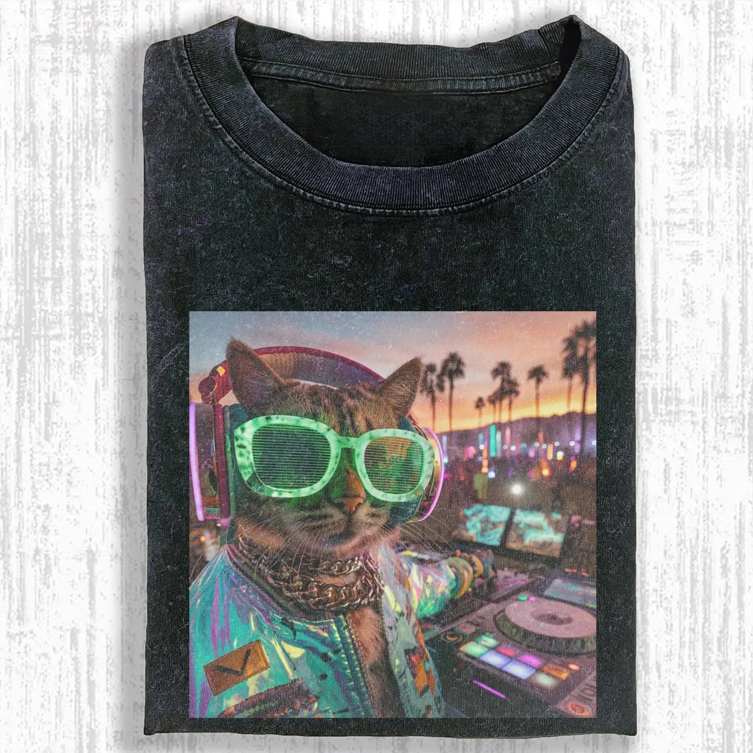 FUNNY CAT MEME ICON PFP T-SHIRT