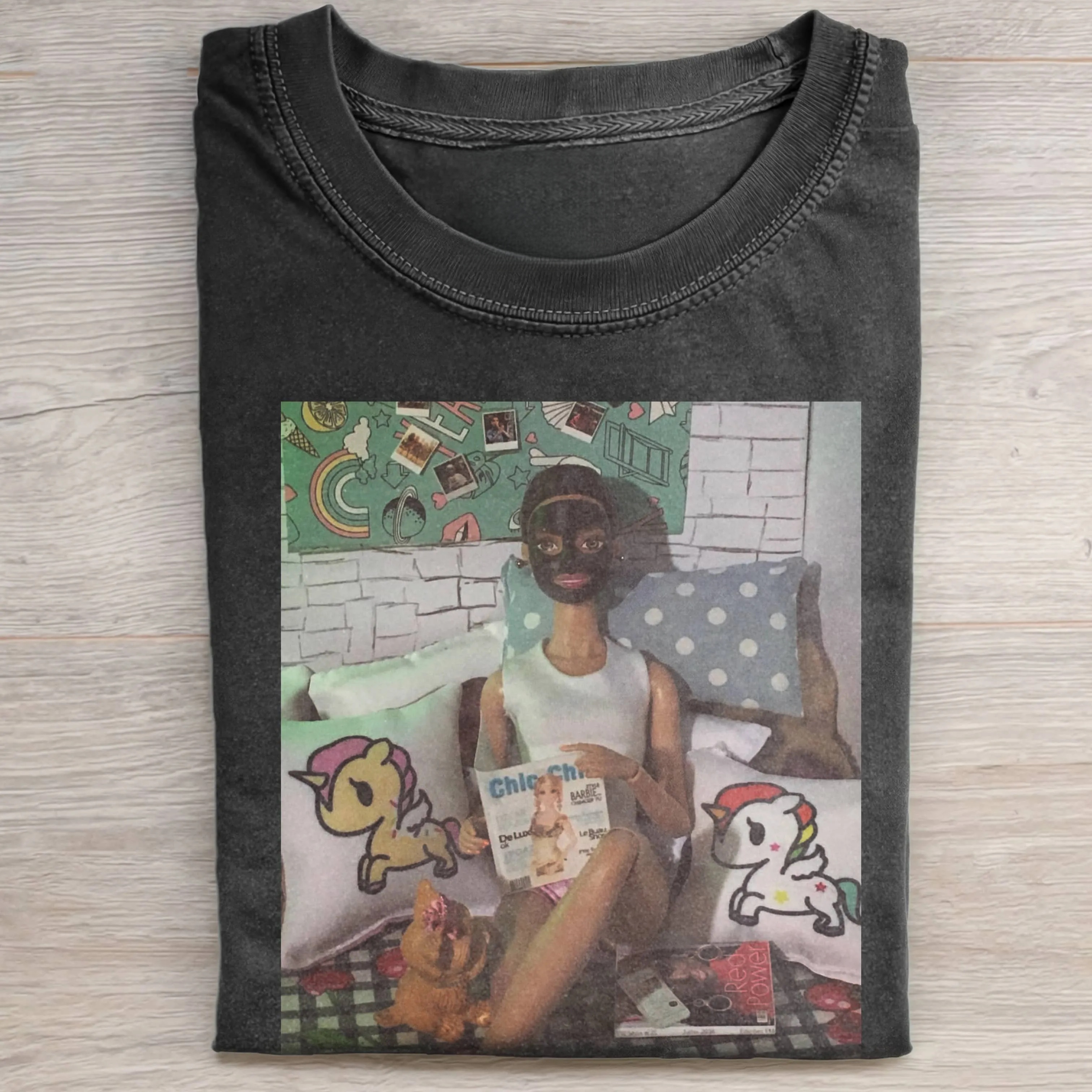 VACATION Funny Doll FaceCORE T-SHIRT