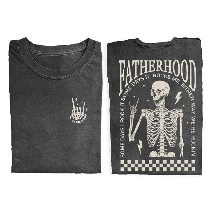 Fatherhood T-shirt - Vintage Washed Apparel by VanceMade