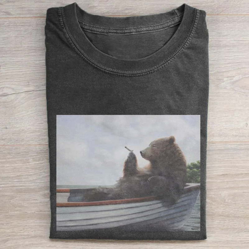 Funny Graphic T-shirt - Vintage Washed Apparel by VanceMade