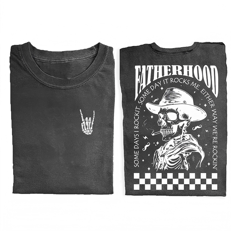 ShawnCraft® Official: Funny Fatherhood T-shirt - Premium Breathable Cotton Apparel