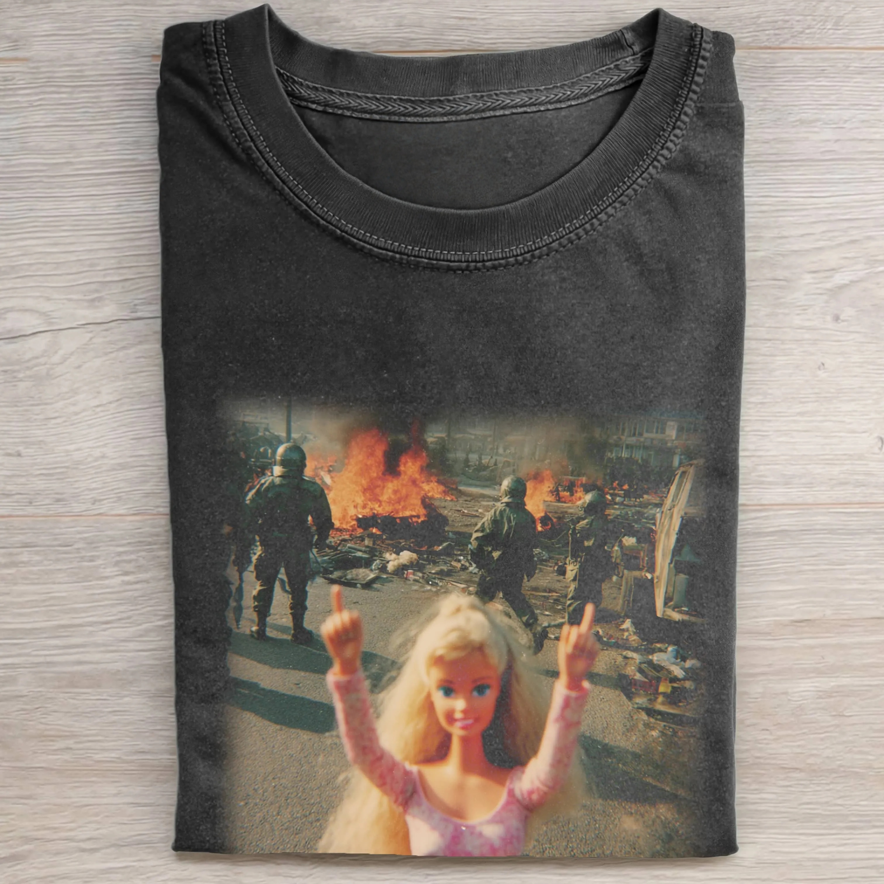 BATTLEFIELD Funny Doll Face TEE