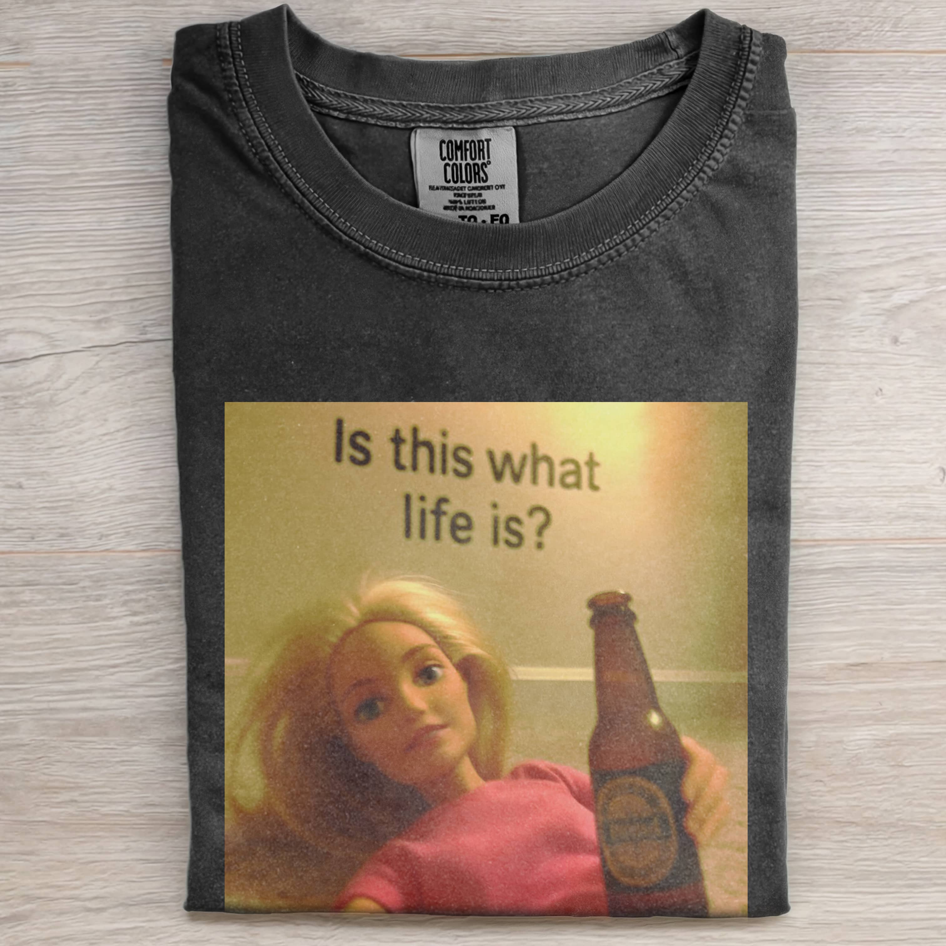 ShawnCraft® Official: DRINKING Funny Doll FaceCORE TEE - Premium Breathable Cotton Apparel