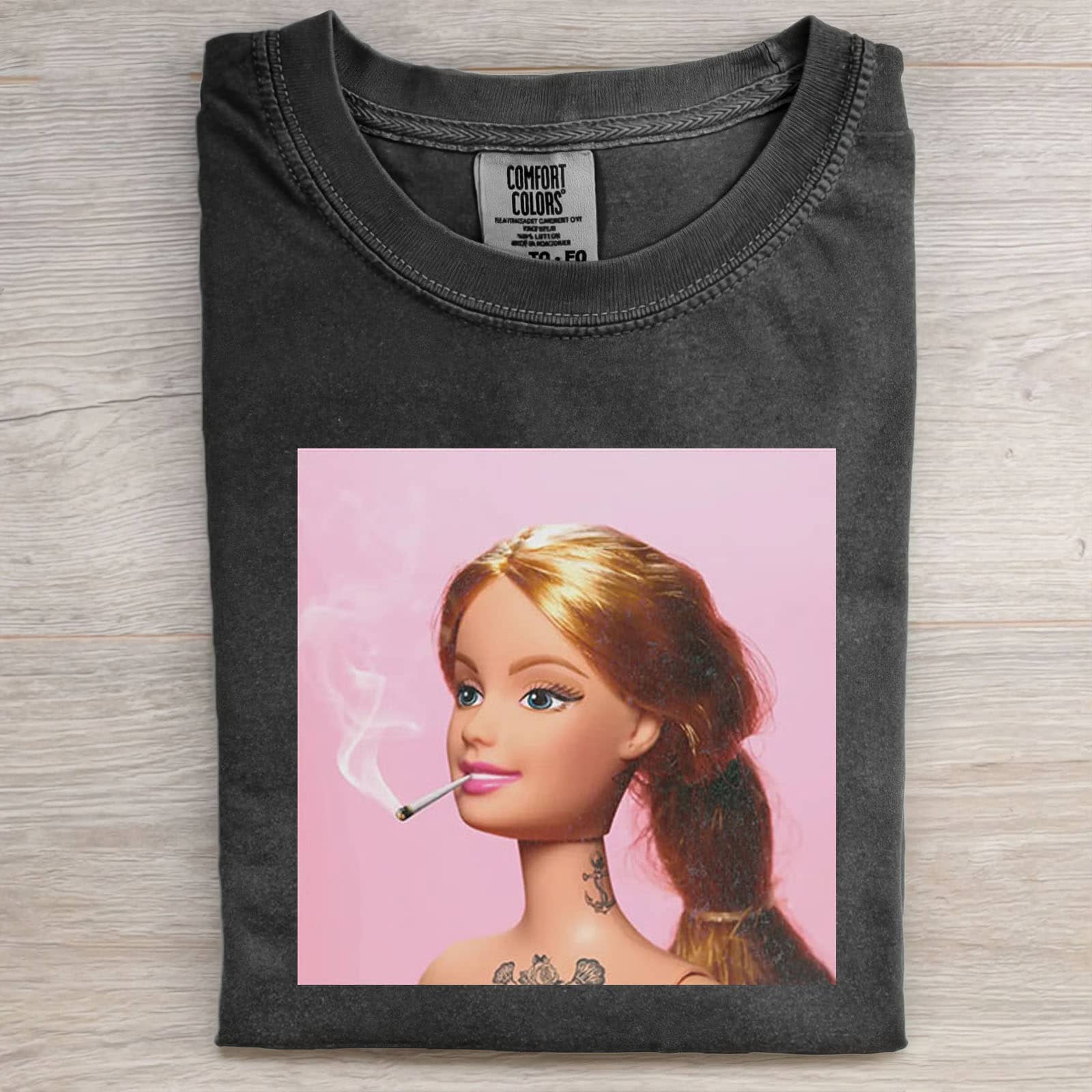 DOLL GIRL MEME T-SHIRT - Vintage Washed Apparel by VanceMade