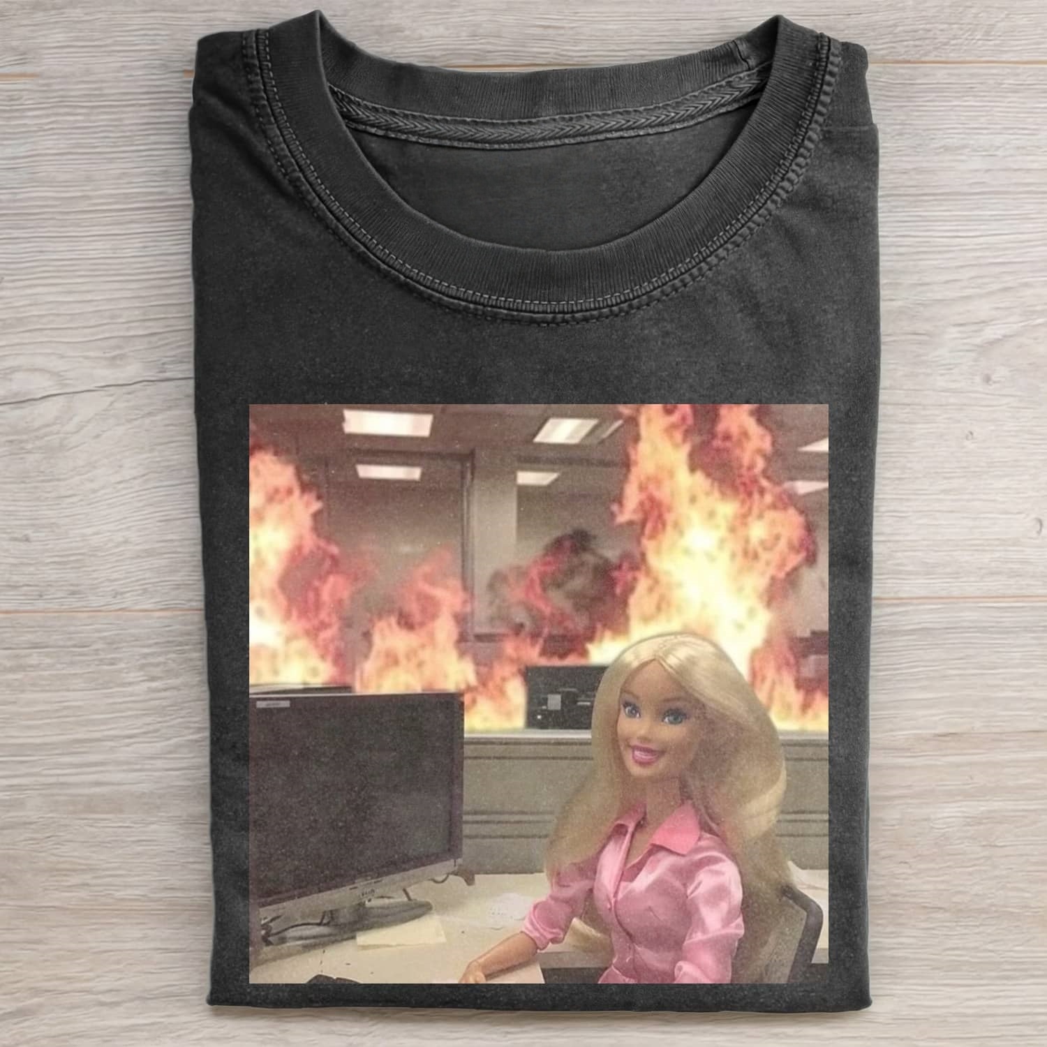 Funny Doll FaceCORE MEME MOOD ICON TEE