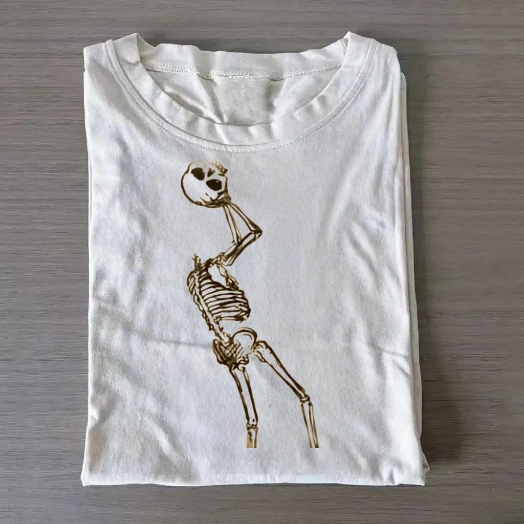 The Slim Reaper Skeleton Jump Shot T-Shirt