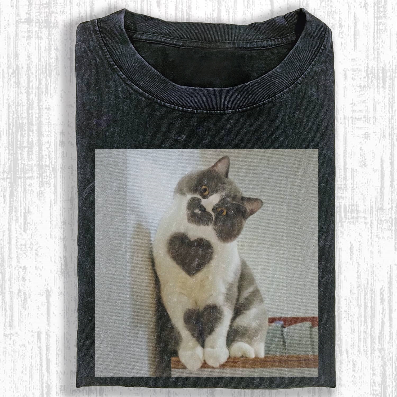 WACKY CAT MEME T-SHIRT
