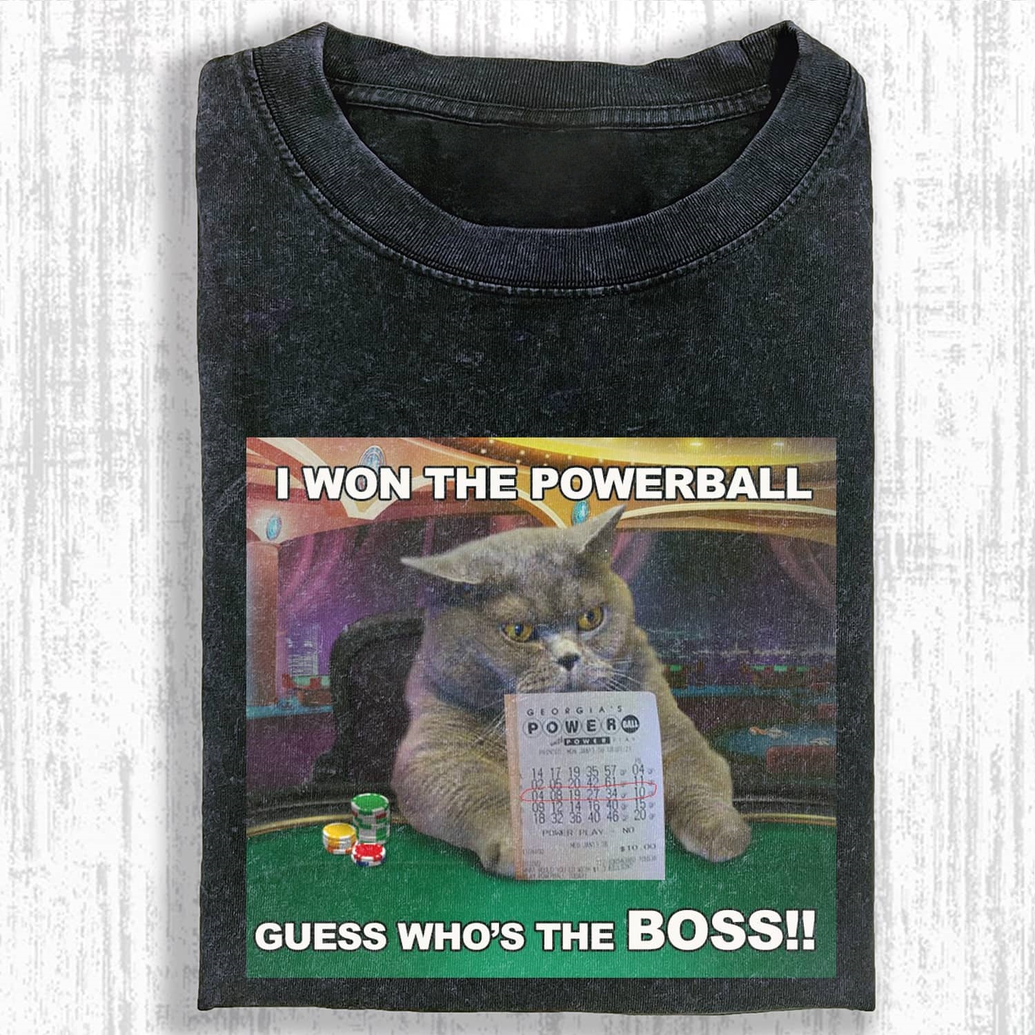 FUNNY CAT MEME ICON T-SHIRT