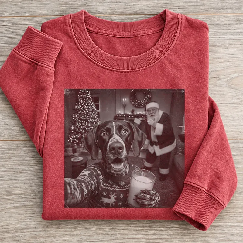 Christmas German Shorthaired Pointer Sweatshirt