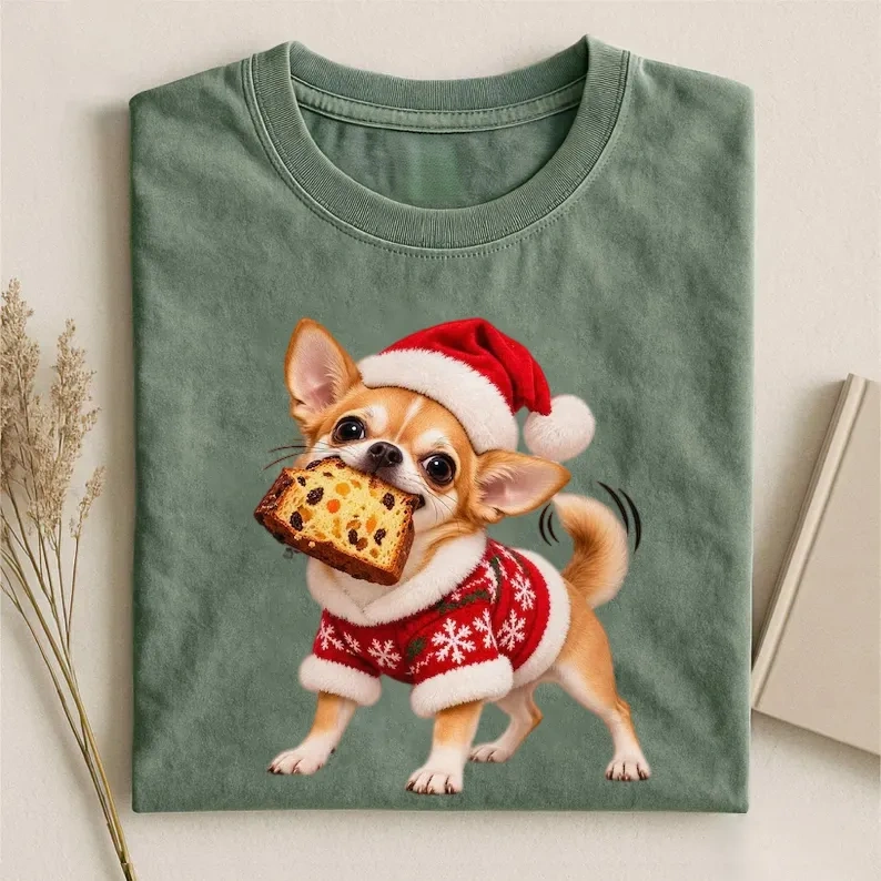 Christmas Chihuahua Dog T-shirt