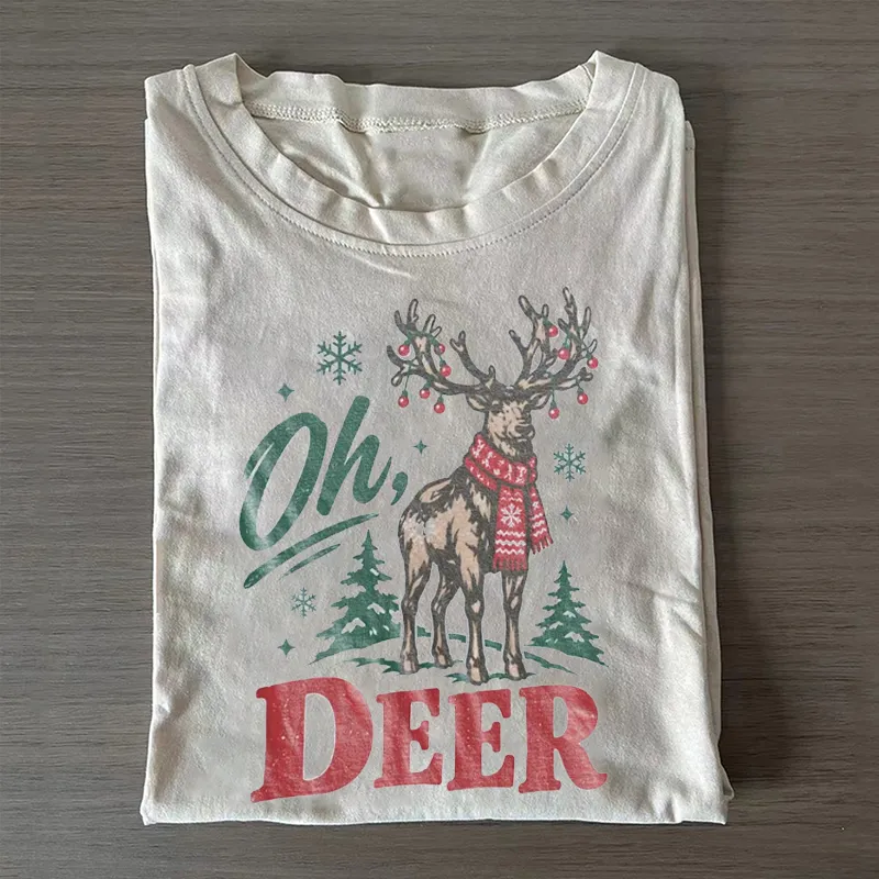 Funny Christmas Reindeer T-shirt