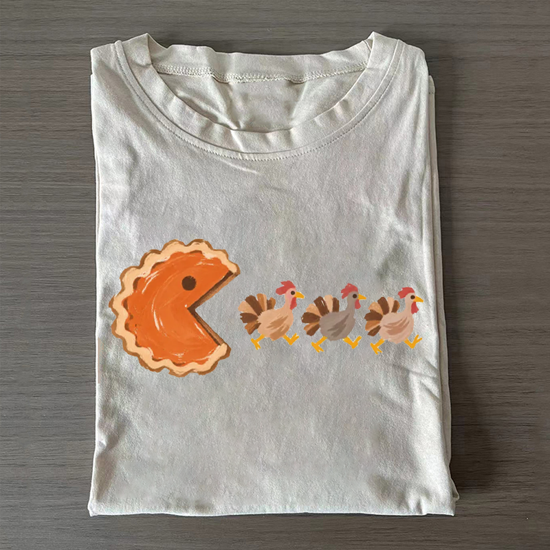 Pumpkin Pacman T-shirt