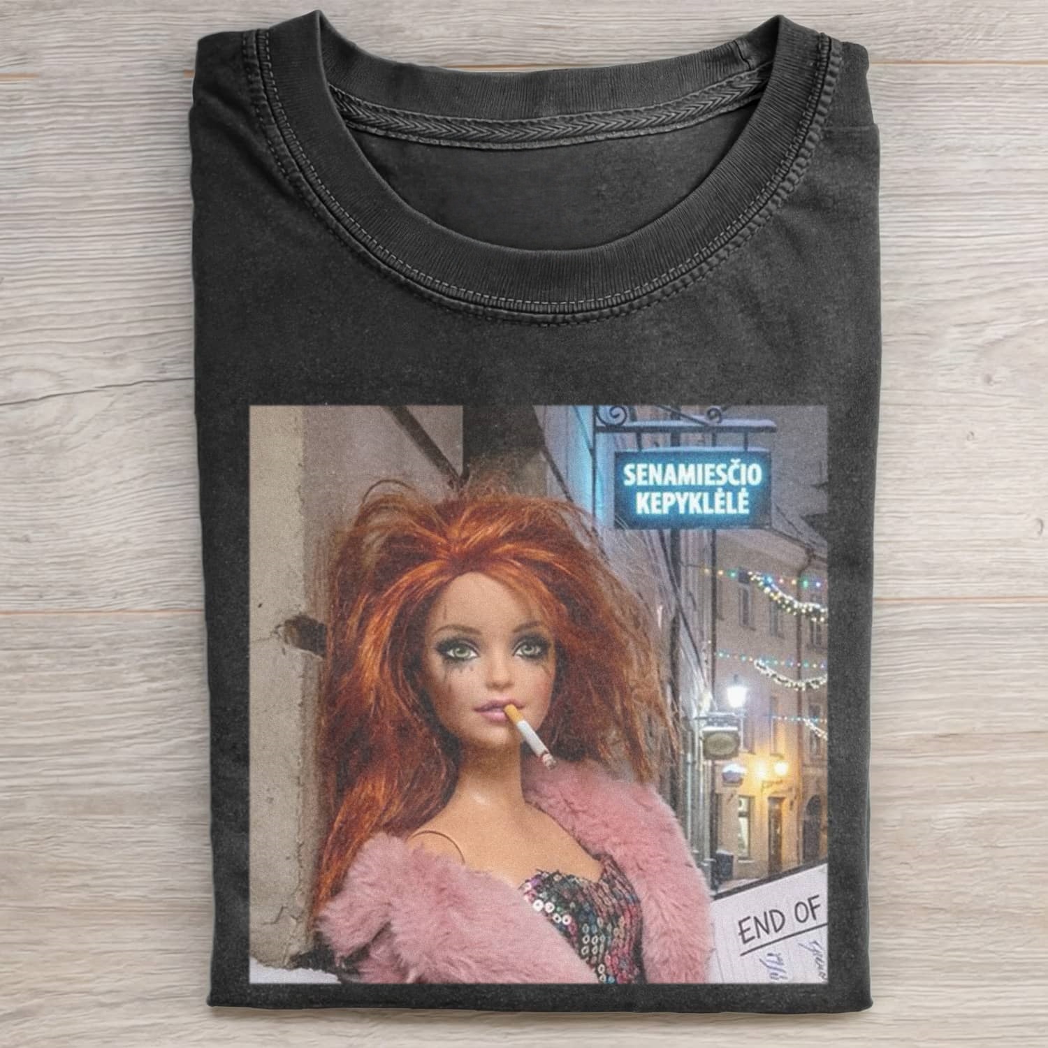 Funny Doll FaceCORE MEME MOOD ICON TEE