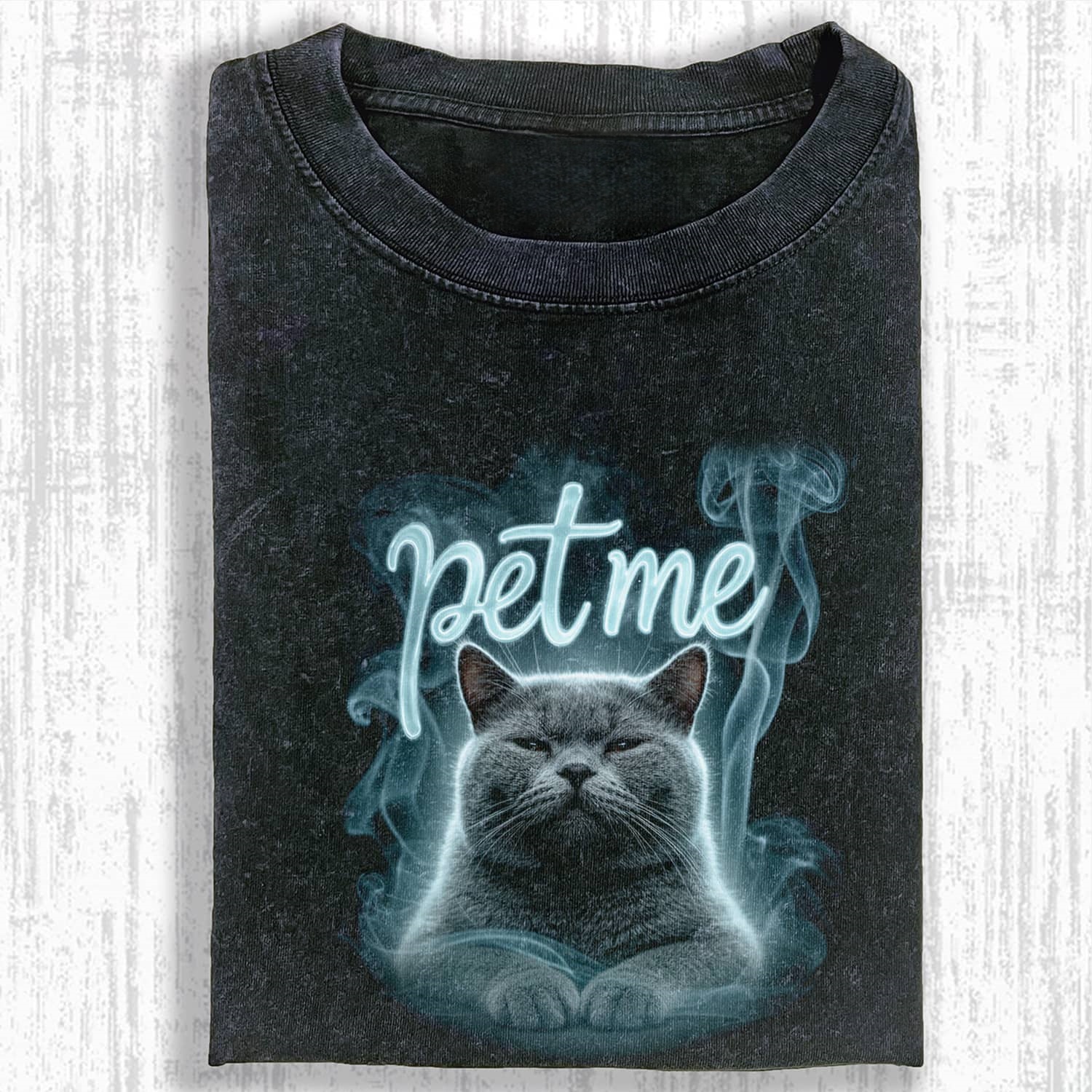 SMOKING CAT MEME T-SHIRT