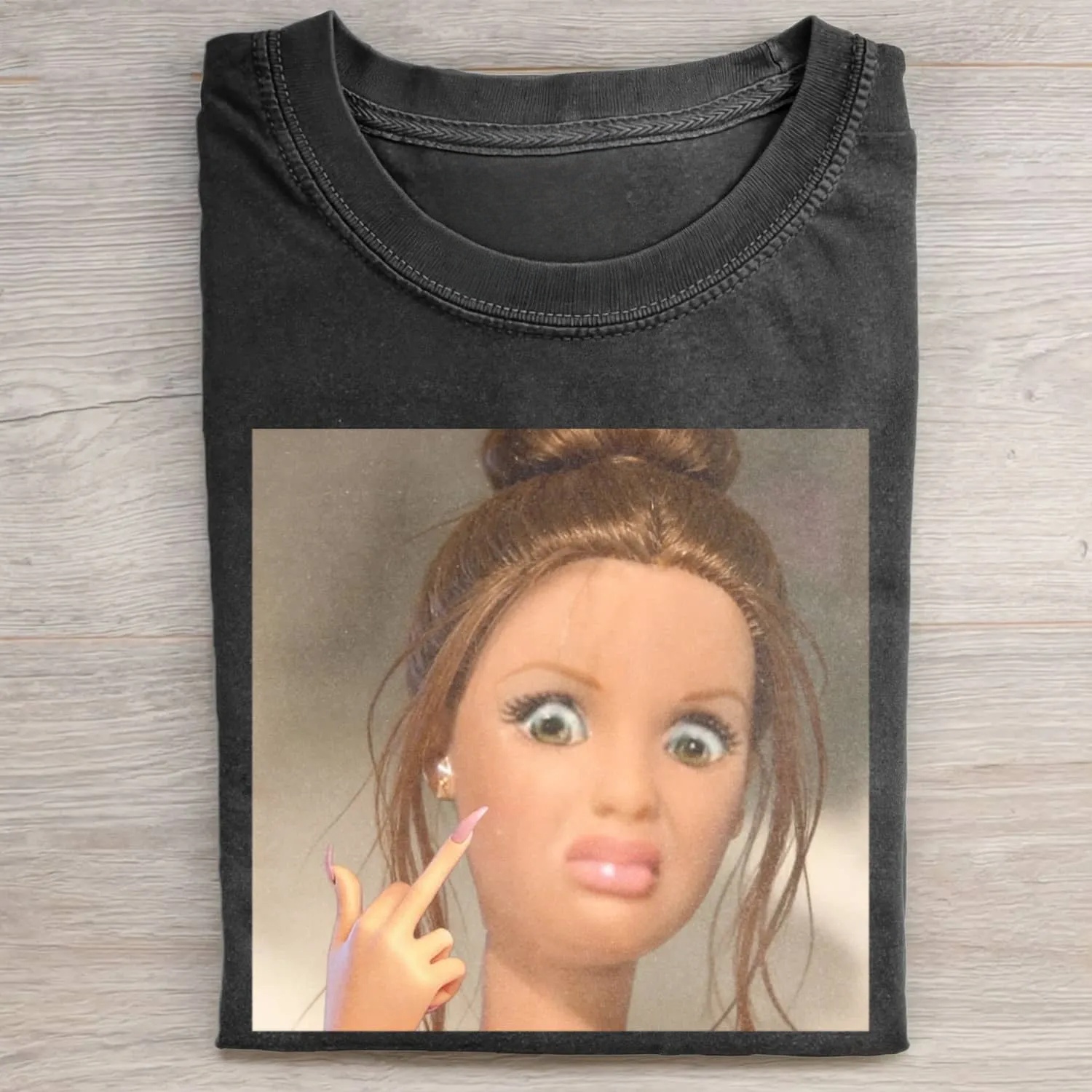 DOLL FACE HATE MEME MOOD POV TEE - Vintage Washed Apparel by VanceMade