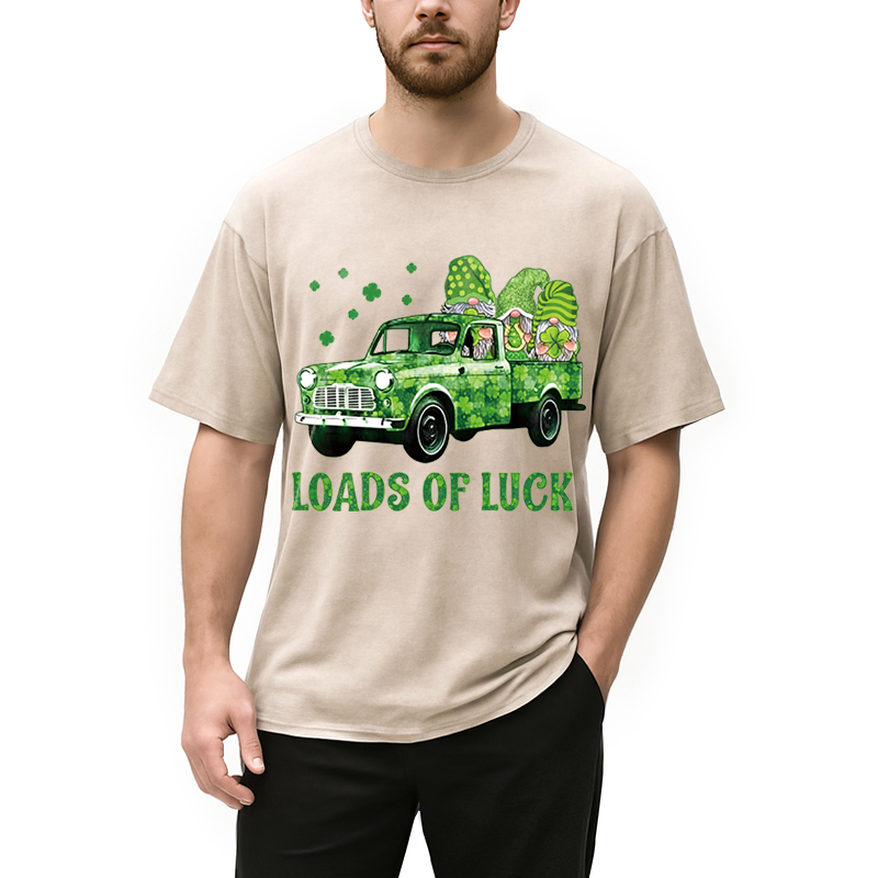 Gnomies Loads of Luck Washed T-Shirt-Vance