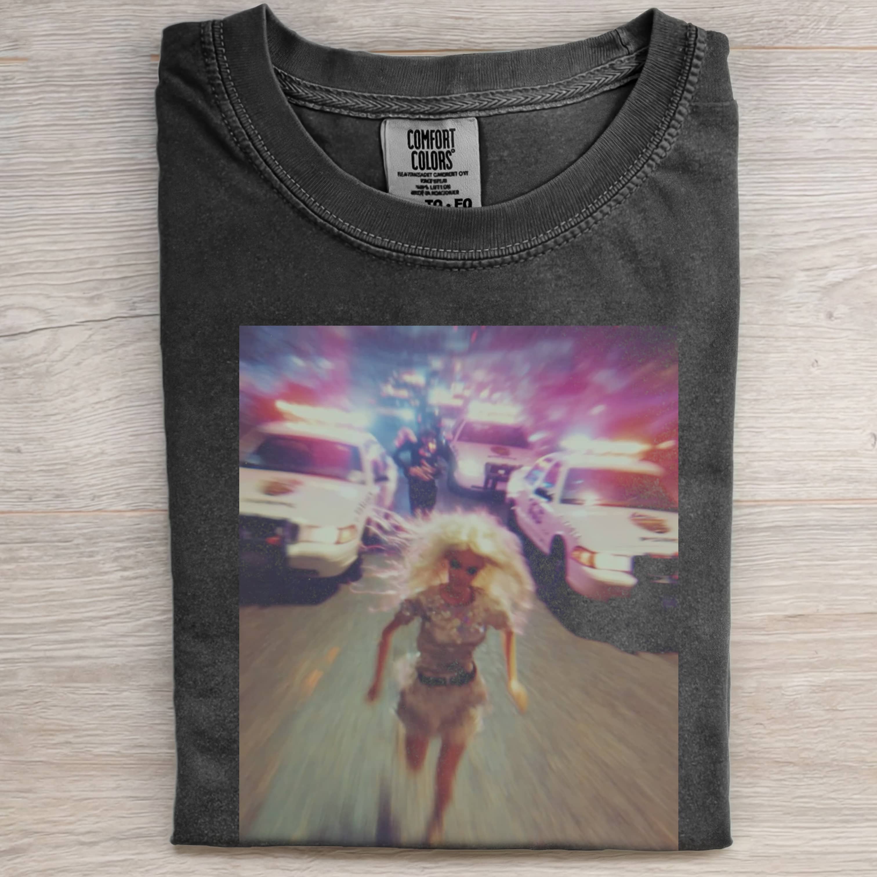 ShawnCraft® Official: RUNNING Funny Doll FaceCORE TEE - Premium Breathable Cotton Apparel